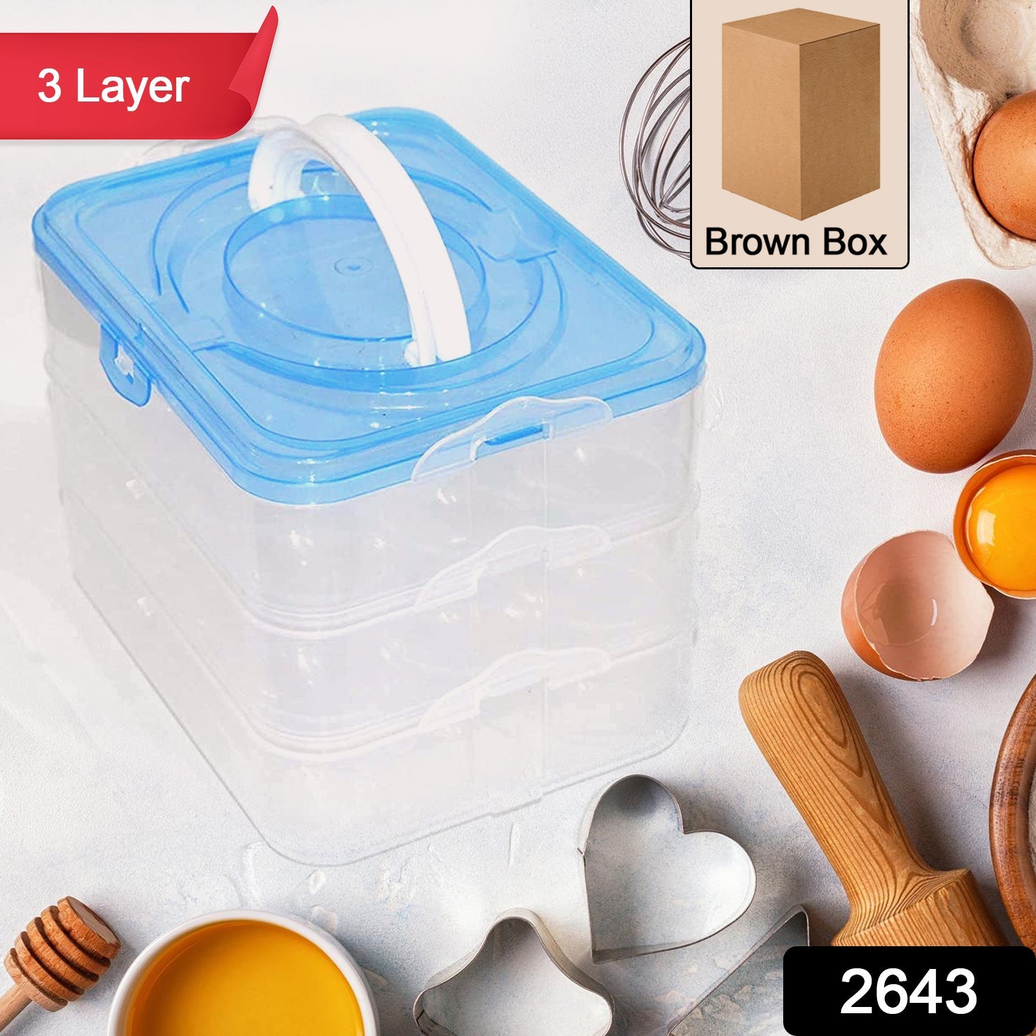 3-Layer Plastic Refrigerator Egg Storage Box (36 Grid) 3-Layer Plastic Refrigerator Egg Storage Box (36 Grid)